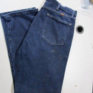 Rustler Jeans 38x32 Blue Wrangler Western Cowboy Rancher